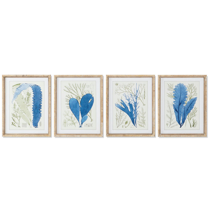Tablou Home ESPRIT Mediterană 35 x 2,5 x 45 cm (4 Unități)