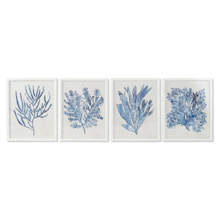 Tablou Home ESPRIT Mediterană 50 x 2,5 x 65 cm (4 Unități)