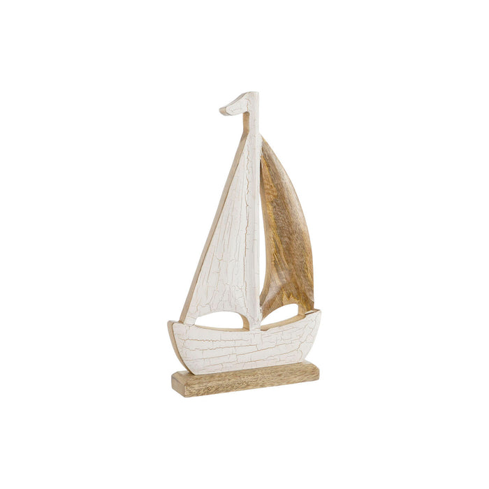 Figură Decorativă Home ESPRIT Alb Natural Mediterană 23 x 5 x 50 cm
