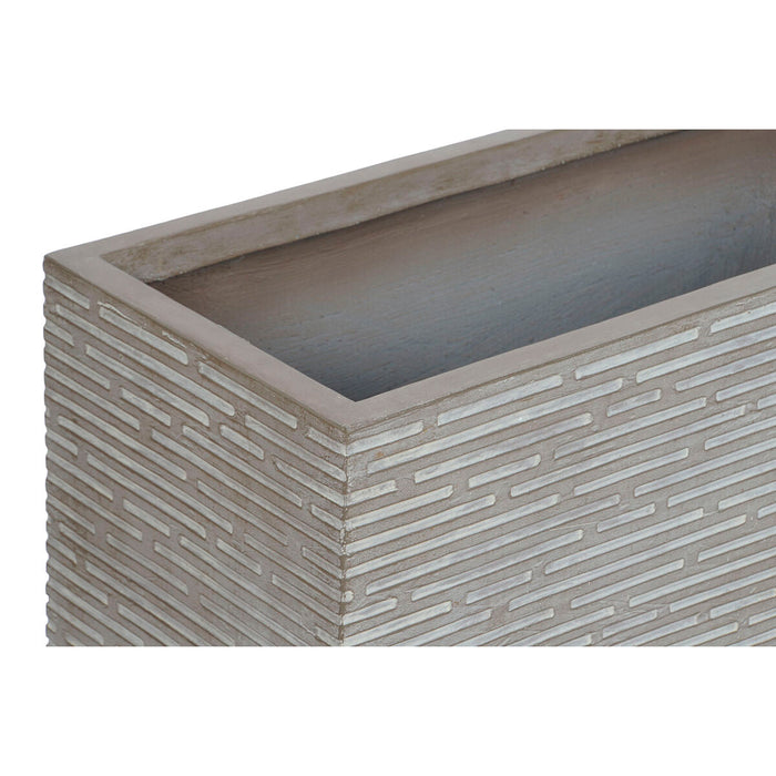 Ghiveci grădină Home ESPRIT Bej Magneziu 74,5 x 37,5 x 37,5 cm