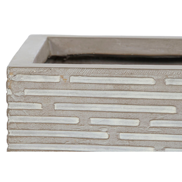Ghiveci grădină Home ESPRIT Bej Magneziu 74,5 x 37,5 x 37,5 cm