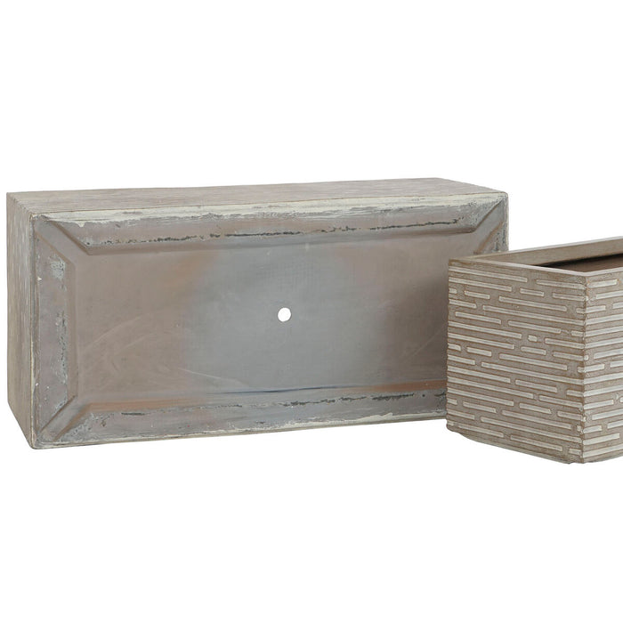 Ghiveci grădină Home ESPRIT Bej Magneziu 74,5 x 37,5 x 37,5 cm