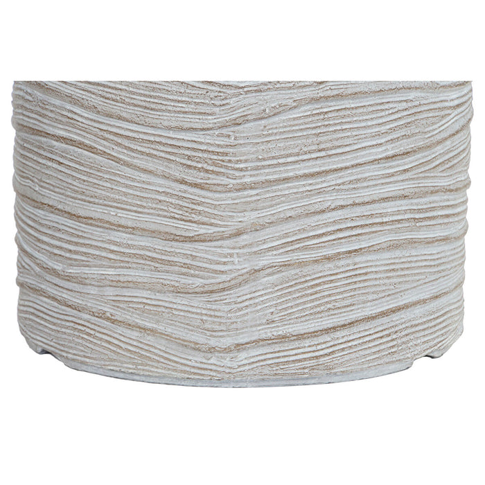 Set de jardiniere Home ESPRIT Bej Fibră de Sticlă Magneziu 44,5 x 44,5 x 44 cm (3 Unități)