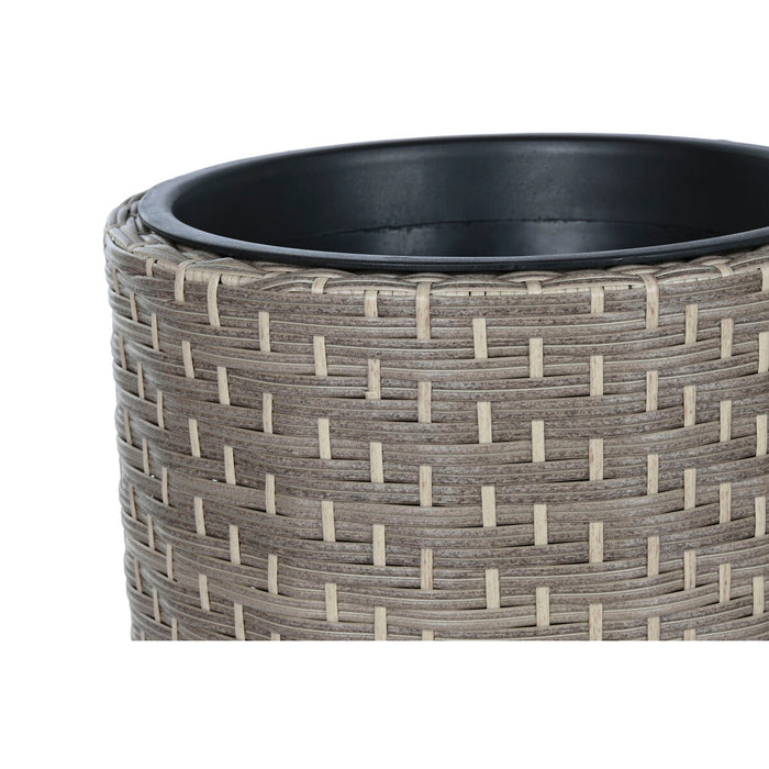 Set de jardiniere Home ESPRIT polipropilenă Ratan 37 x 37 x 60 cm