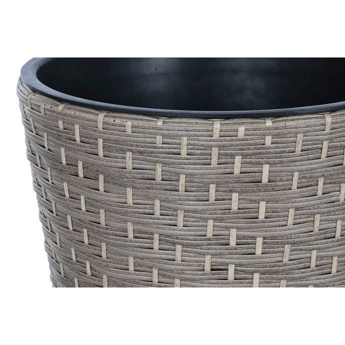 Set de jardiniere Home ESPRIT polipropilenă Ratan 40 x 40 x 45 cm