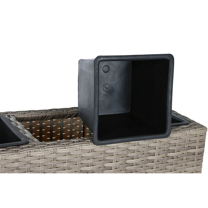 Ghiveci Home ESPRIT polipropilenă Ratan 95 x 26 x 80 cm