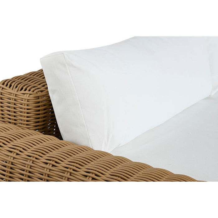 Set de Canapea și Masă Home ESPRIT Geam ratan sintetic 248 x 85 x 80 cm
