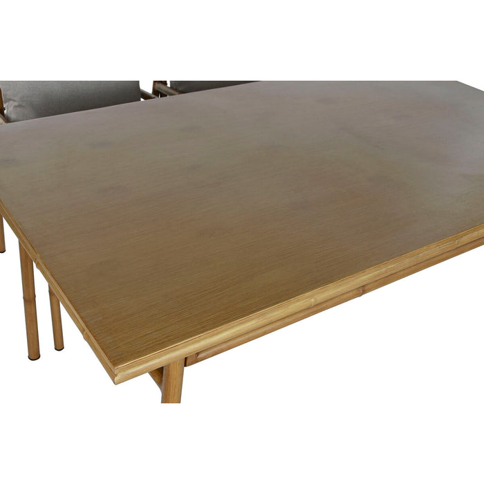 Set de Masă cu 4 Scaune Home ESPRIT Aluminiu 160 x 90 x 75 cm (5 Piese)