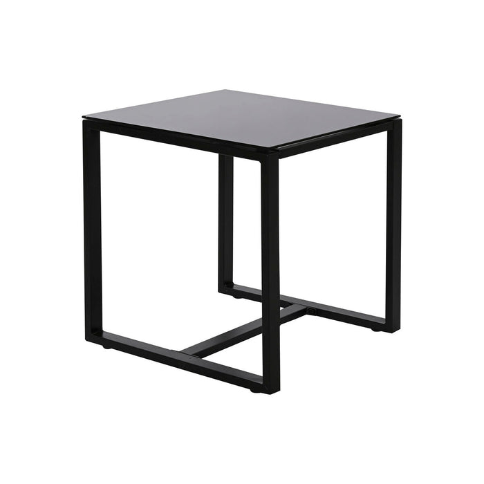 Set de Masă cu 2 Scaune Home ESPRIT Negru Oțel 59 x 61,5 x 74 cm