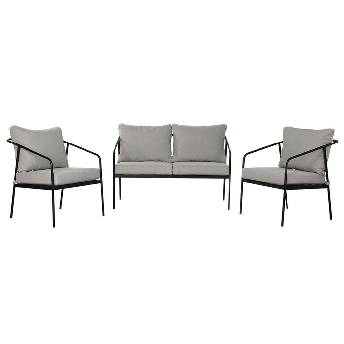 Set masă, bancă și 2 scaune Home ESPRIT Oțel 121 x 70 x 75 cm