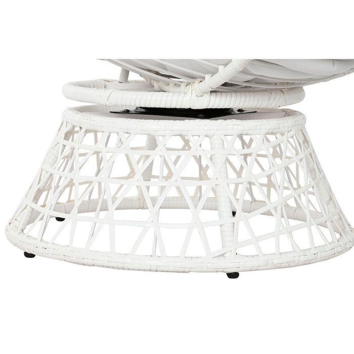 Canapea de grădină Home ESPRIT Bej Metal ratan sintetic 95 x 86,5 x 90 cm