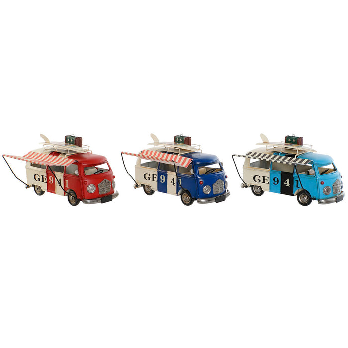 Figură Decorativă Home ESPRIT 28 x 15 x 18 cm (3 Unități) Furgonetă