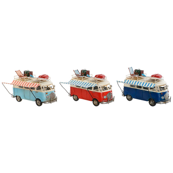 Figură Decorativă Home ESPRIT Furgonetă 27 x 10 x 17 cm (3 Unități)