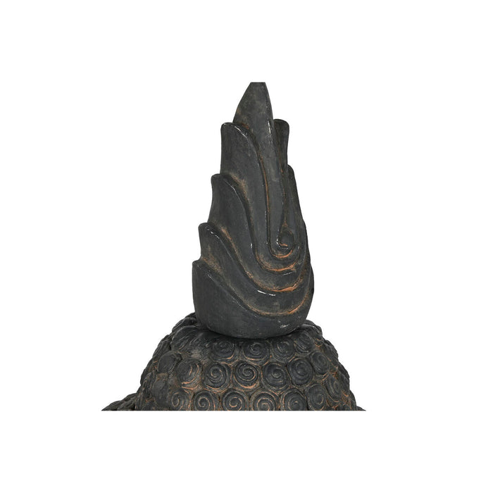 Figură Decorativă Home ESPRIT Gri închis Buda 56 x 55 x 112 cm