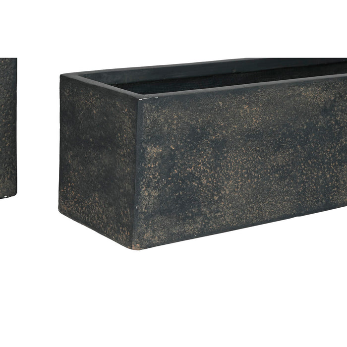 Set de jardiniere Home ESPRIT Gri Fibră Magneziu 78 x 30 x 30 cm