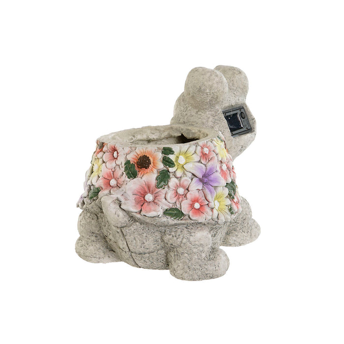 Ghiveci Home ESPRIT Gri Magneziu 34 x 23 x 26 cm (2 Unități)
