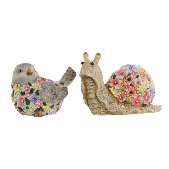 Figurină decorativă de grădină Home ESPRIT Magneziu 30 x 20 x 28 cm (2 Unități)