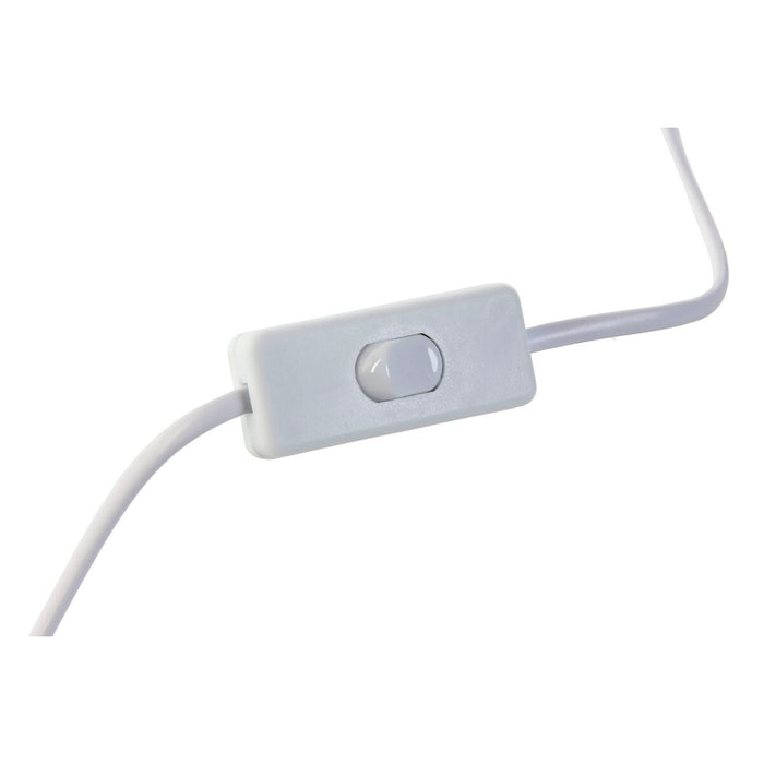 Lampă de masă Home ESPRIT Alb Bej Metal 25 W 220 V 20 x 20 x 43 cm (2 Unități)