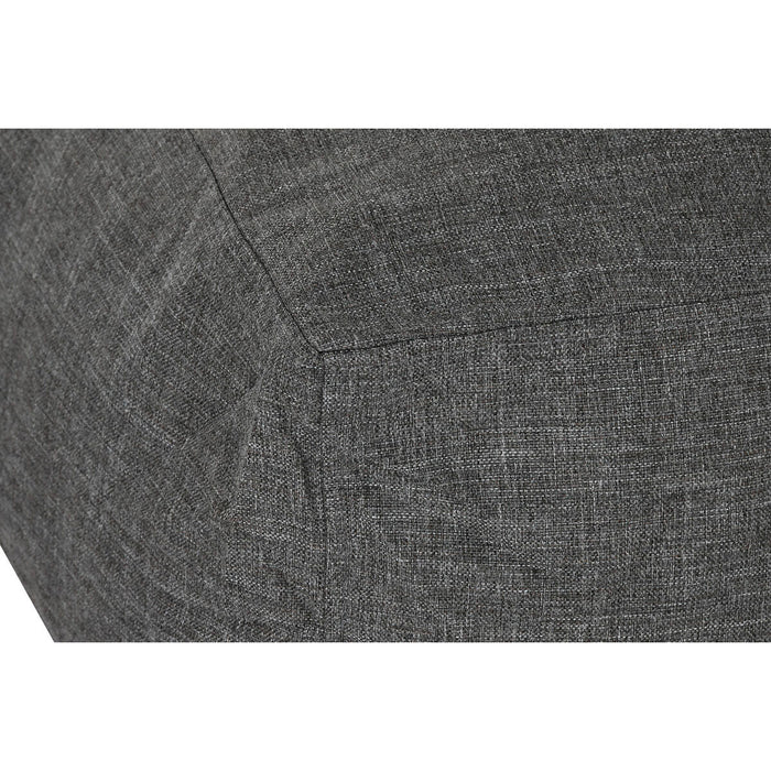 Puff Home ESPRIT Gri 87 x 87 x 32 cm
