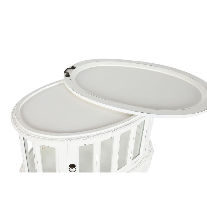 Servírovací vozík Home ESPRIT Alb Lemn 75 x 50 x 78 cm