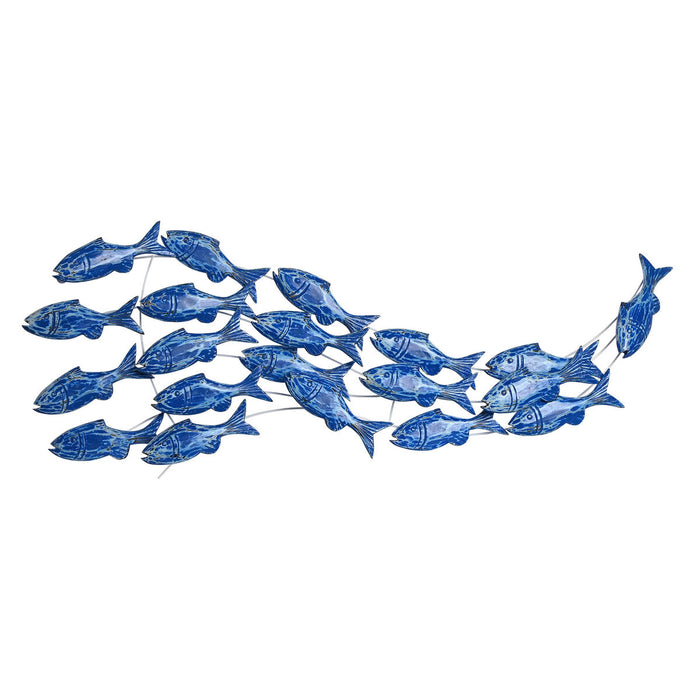 Decorațiune de Perete Home ESPRIT Mediterană Pești 110 x 10 x 45 cm