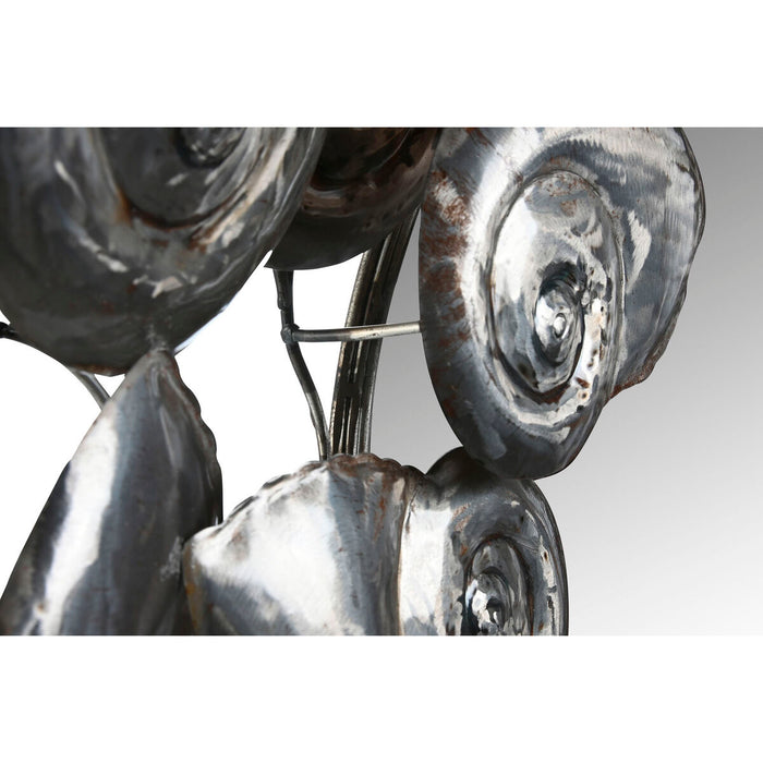 Oglindă de perete Home ESPRIT Argintiu Metal 95 x 10 x 80 cm