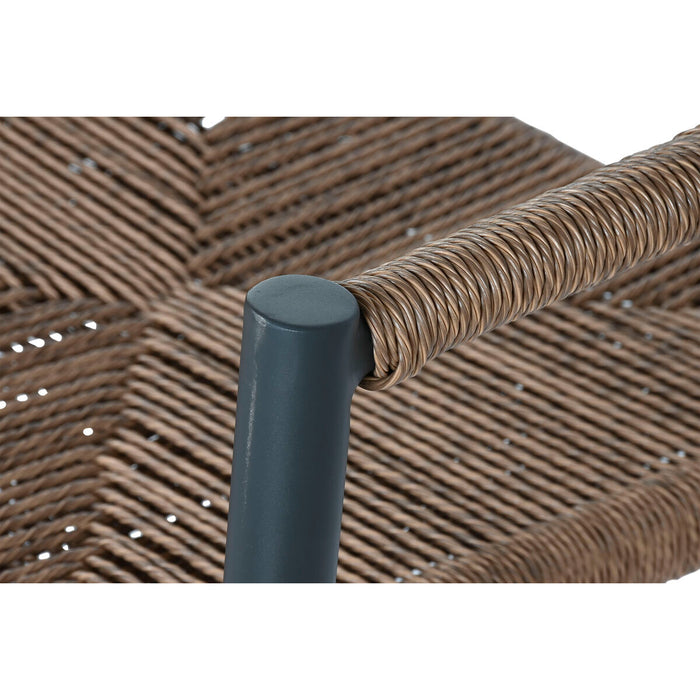 Canapea de Grădină Home ESPRIT Aluminiu 131 x 55 x 76 cm