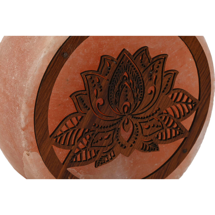 Lampă de masă Home ESPRIT Maro Roz Lemn Sare 15 W 220 V 16 x 7 x 18 cm