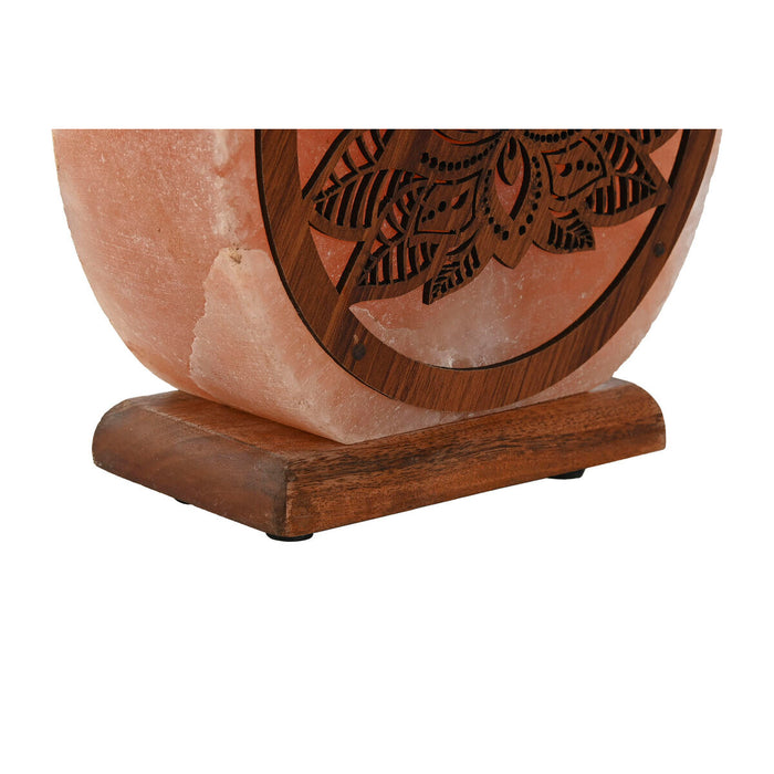 Lampă de masă Home ESPRIT Maro Roz Lemn Sare 15 W 220 V 16 x 7 x 18 cm