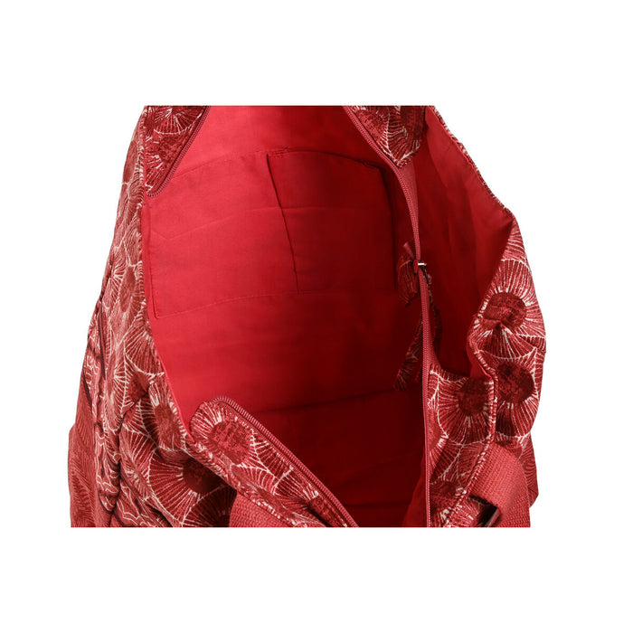 Geantă Damă Home ESPRIT Roșu Verde Coral 55 x 14 x 35 cm (3 Unități)