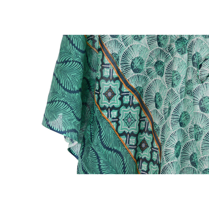 Pareo Home ESPRIT Roșu Verde Coral (3 Unități)