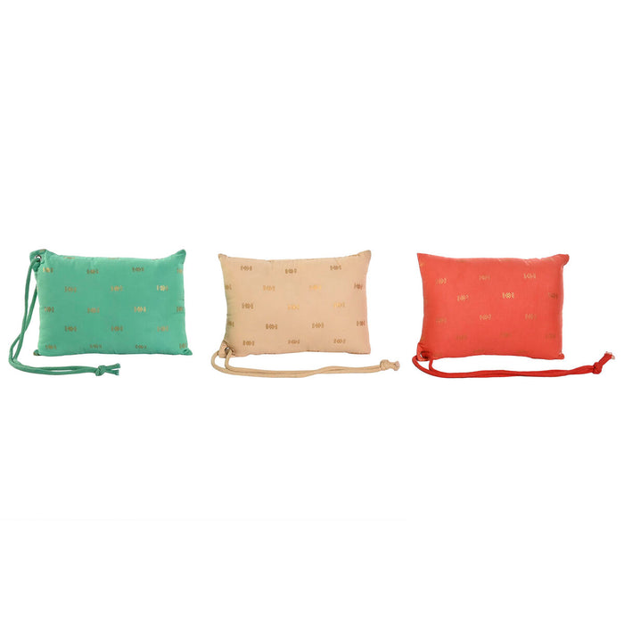Pernă Home ESPRIT Verde Bej Coral 30 x 10 x 20 cm (3 Unități)