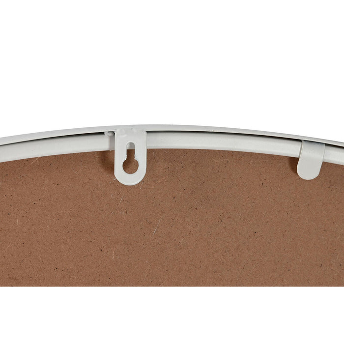Oglindă de perete Home ESPRIT Alb Metal Oglindă Modern 100 x 2 x 100 cm