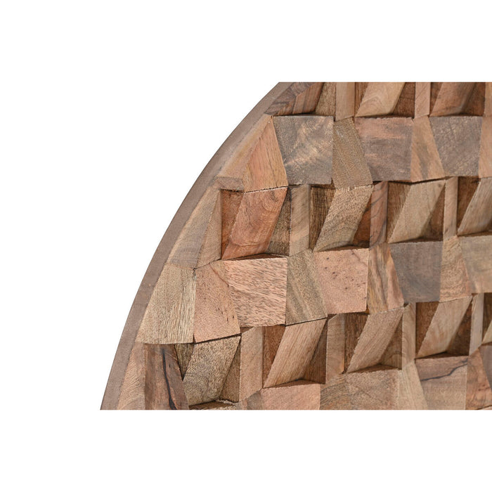 Decorațiune de Perete Home ESPRIT Natural Modern 80 x 4 x 80 cm