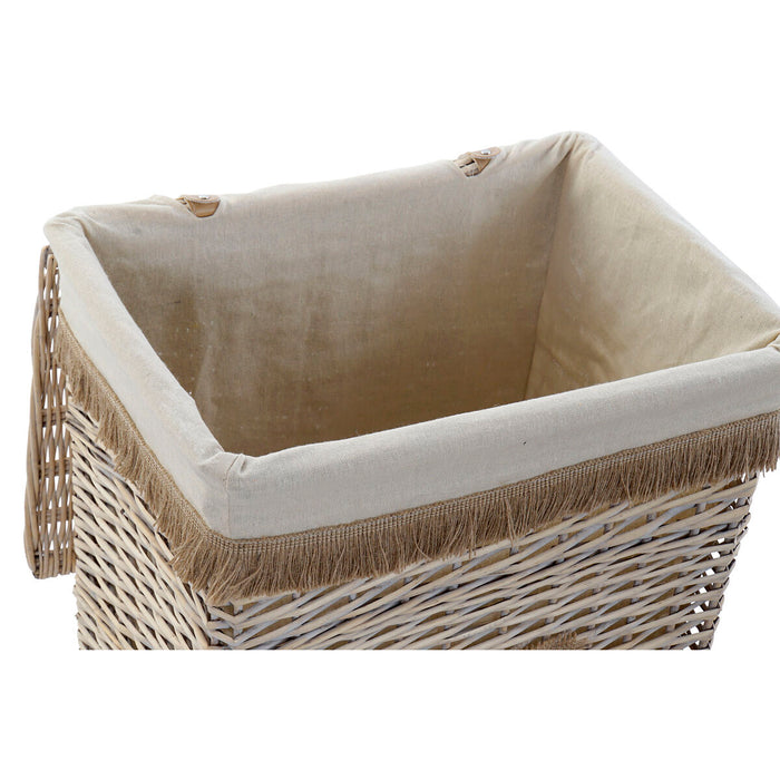 Set de Coșuri Home ESPRIT Maro Natural 47 x 35 x 56 cm (5 Piese)