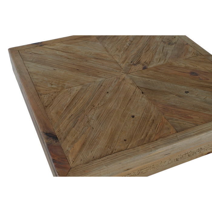 Masa de Cafea Home ESPRIT Maro lemn de pin 100 x 100 x 36 cm