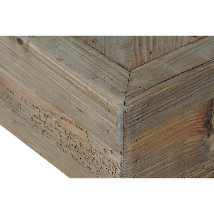 Masa de Cafea Home ESPRIT Maro lemn de pin 100 x 100 x 36 cm