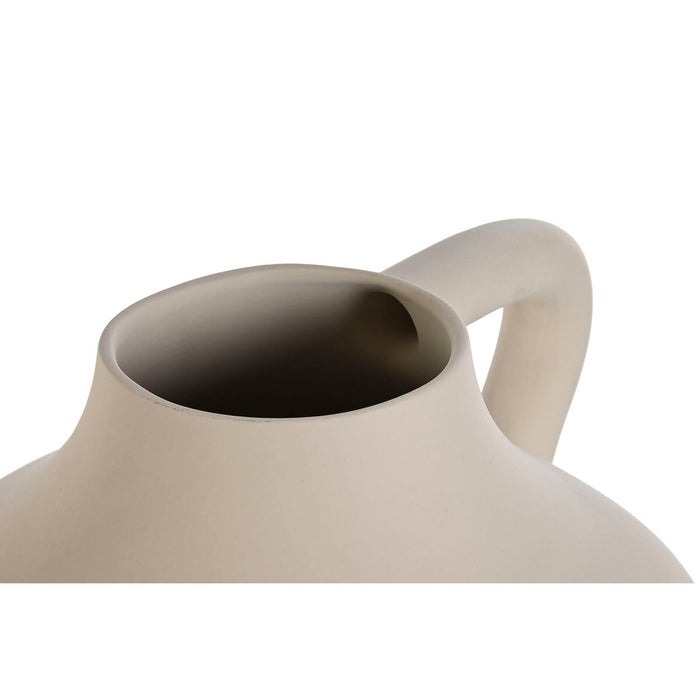 Vază Home ESPRIT Bej Gresie Stil artizanal 34 x 34 x 50 cm