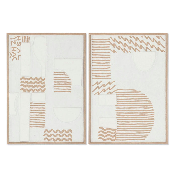 Tablou Home ESPRIT Abstract Urban 50 x 3 x 70 cm (2 Unități)