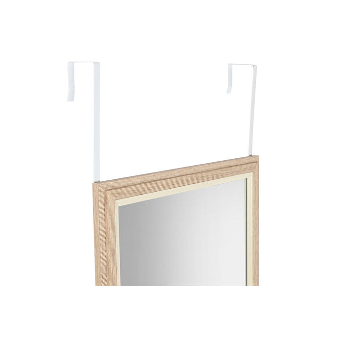 Oglindă de perete Home ESPRIT Alb Maro Bej Gri Geam polistiren 35 x 2 x 132 cm (4 Unități)