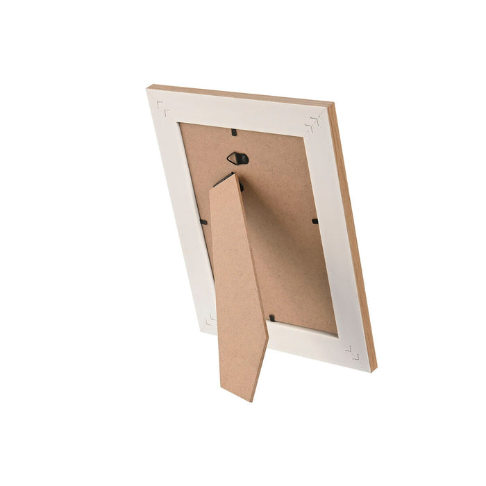 Ramă Foto Home ESPRIT Multicolor Aluminiu Geam Lemn MDF Scandi 16 x 2,8 x 21 cm (4 Unități)