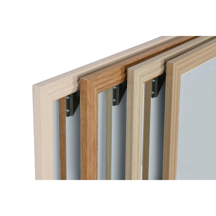 Oglindă de perete Home ESPRIT Alb Maro Bej Gri Geam polistiren 66 x 2 x 92 cm (4 Unități)