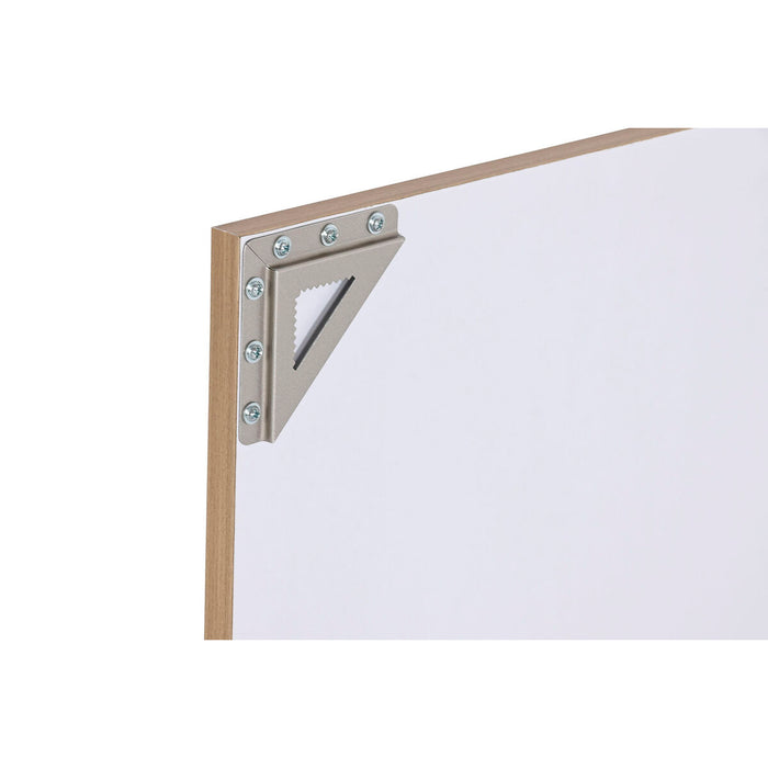 Oglindă de perete Home ESPRIT Alb Maro Bej Gri Geam polistiren 66 x 2 x 92 cm (4 Unități)