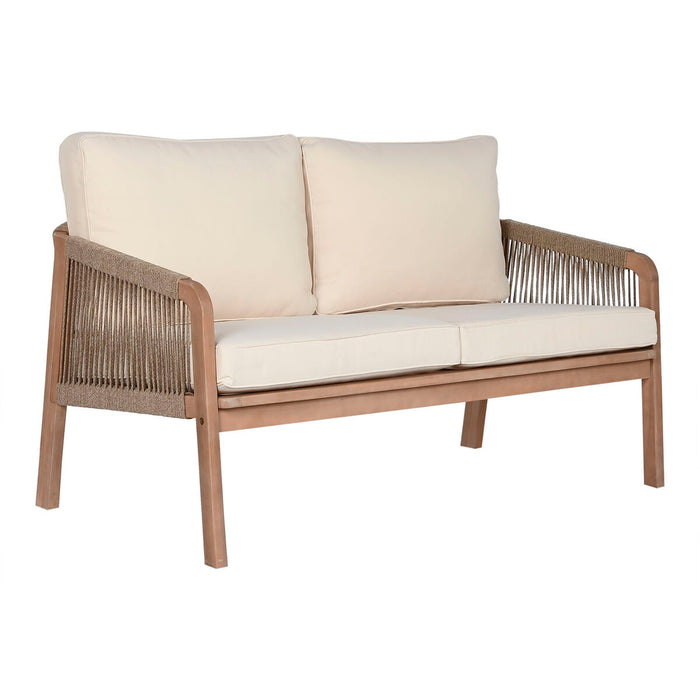 Set masă cu Trei scaune Home ESPRIT Maro Въже Salcâm 138 x 79 x 83 cm