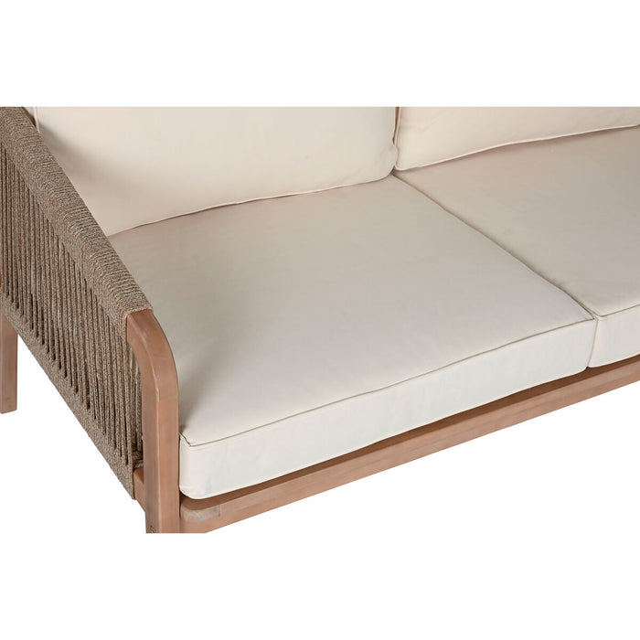 Set masă cu Trei scaune Home ESPRIT Maro Въже Salcâm 138 x 79 x 83 cm