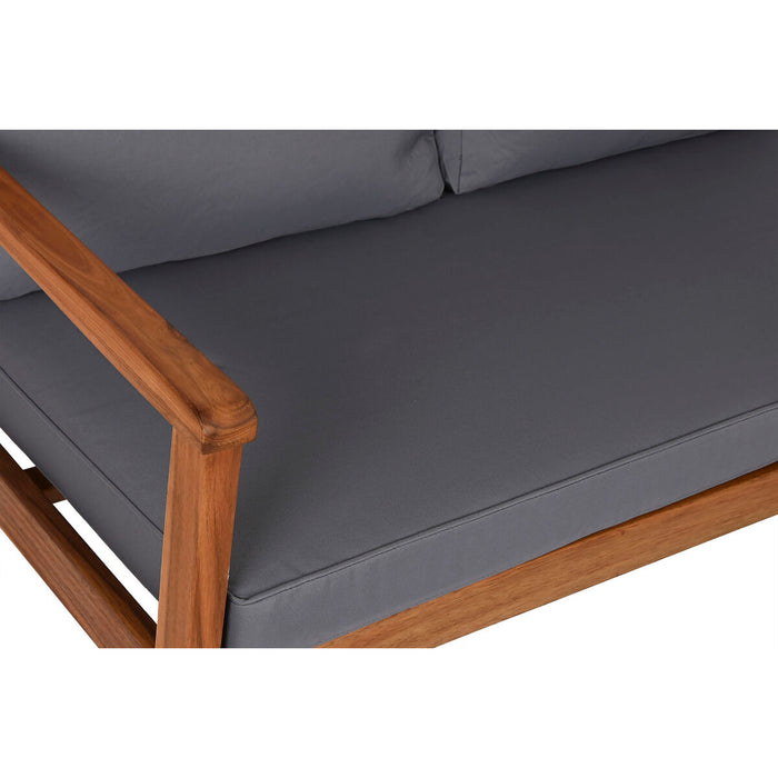 Set masă cu Trei scaune Home ESPRIT Maro Gri Salcâm 120 x 72 x 75 cm