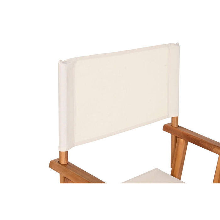 Zahradní židle Home ESPRIT Alb Maro Lemn de salcâm 52 x 53 x 87 cm