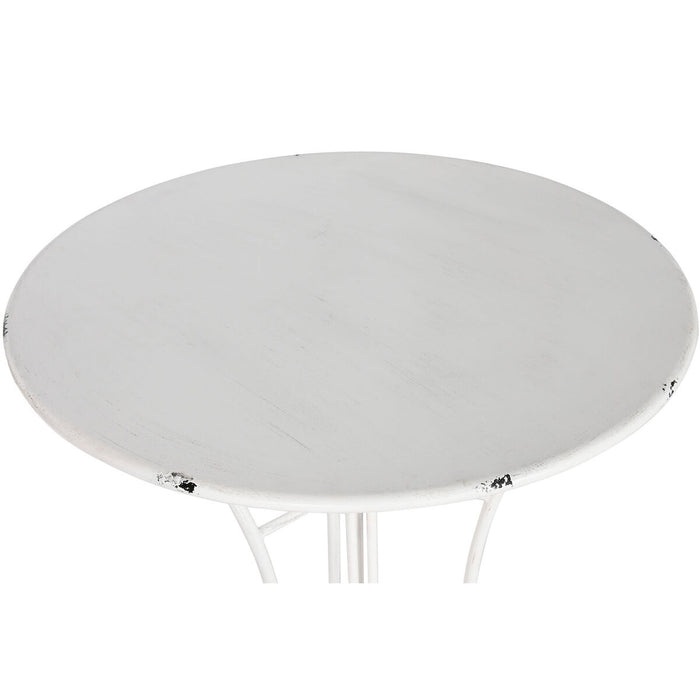 Set de Masă cu 2 Scaune Home ESPRIT Alb 60 x 60 x 70 cm