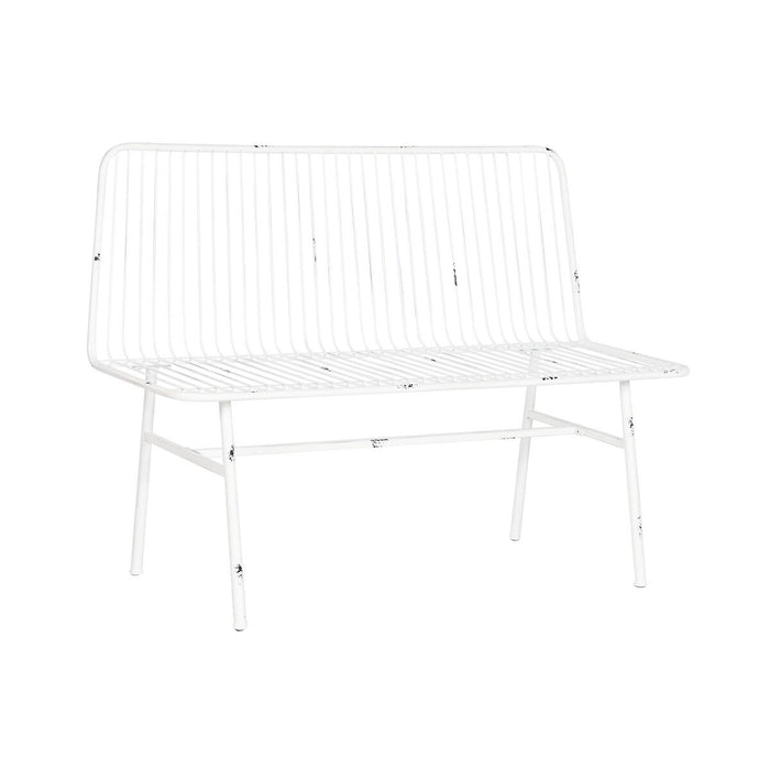 Set masă cu Trei scaune Home ESPRIT Alb Metal 115 x 53 x 83 cm
