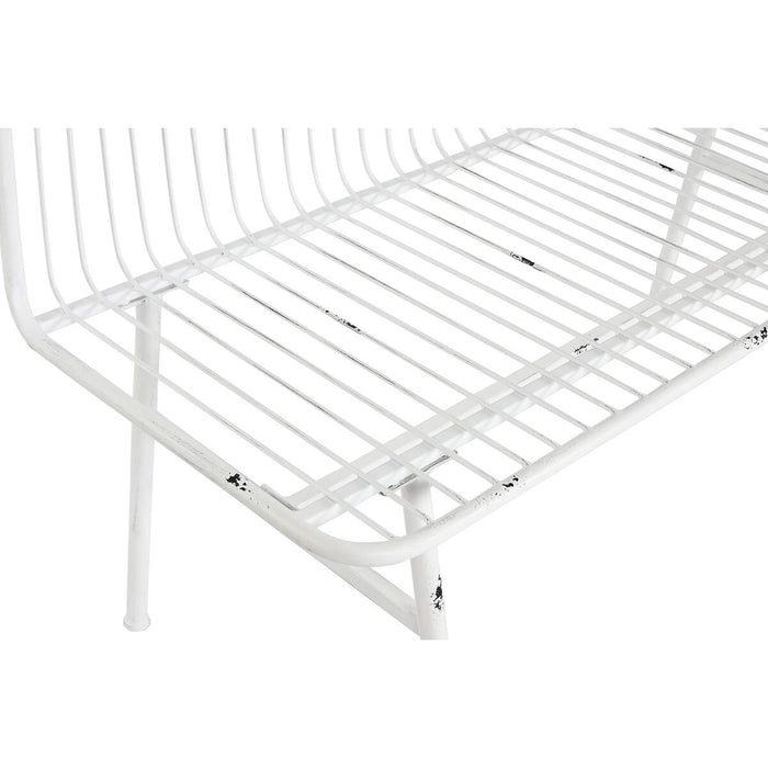 Set masă cu Trei scaune Home ESPRIT Alb Metal 115 x 53 x 83 cm